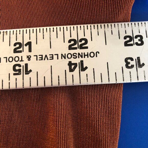 Citiknits Slinky Open Front Cardigan Womens L Bronze Topper Duster QVC Retired - Picture 5 of 6